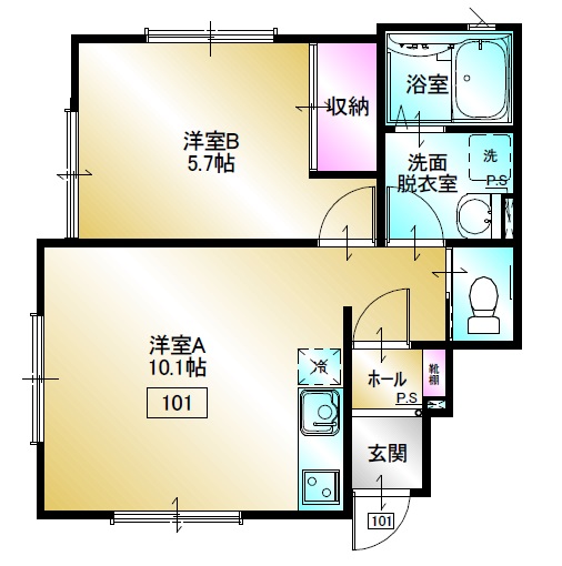 カーサセル 101号室