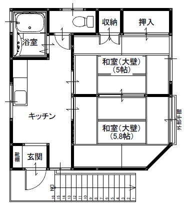 桜木町アパート　201号室