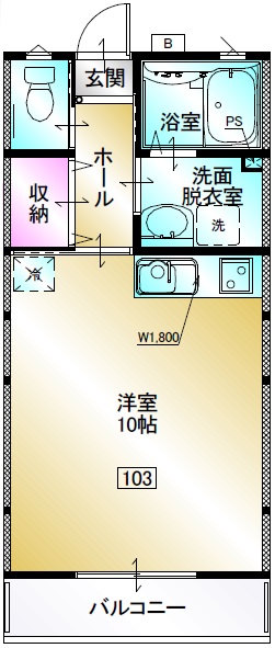 源水ヒルズ 105号室